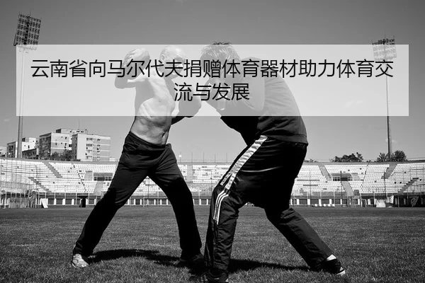 云南省向马尔代夫捐赠体育器材助力体育交流与发展